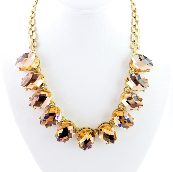 Bella and Jack Jewelry - Blush Statement Necklace by Bella and Jack